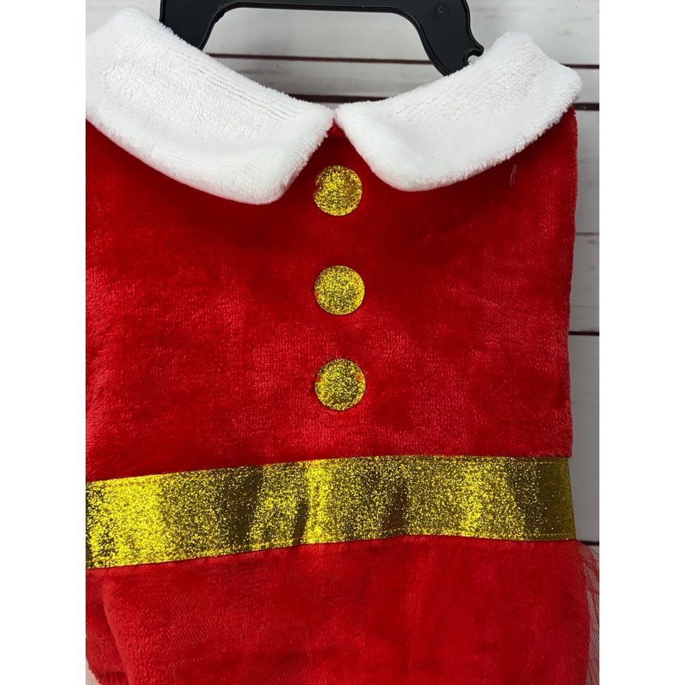 Silverpooch Pet Apparel Christmas Dog Pajamas Pjs Clothes Red‎ Size Small